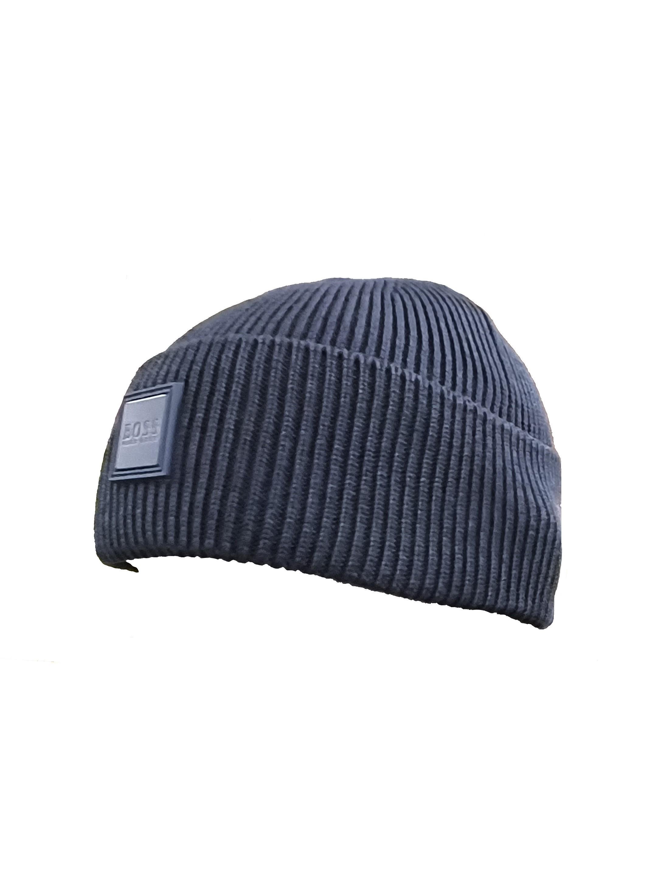 Шапка мужская Hugo Boss Hats Baret HB-1624 Navy Blue