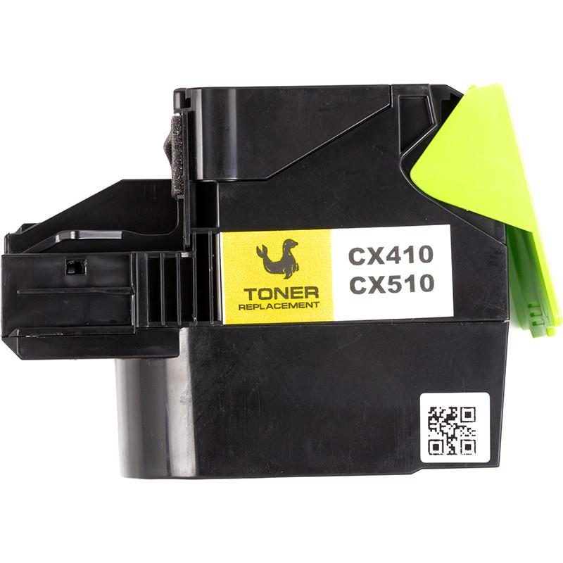 Картридж с чипом Power Lexmark CX410de YL (CX410/CX510)