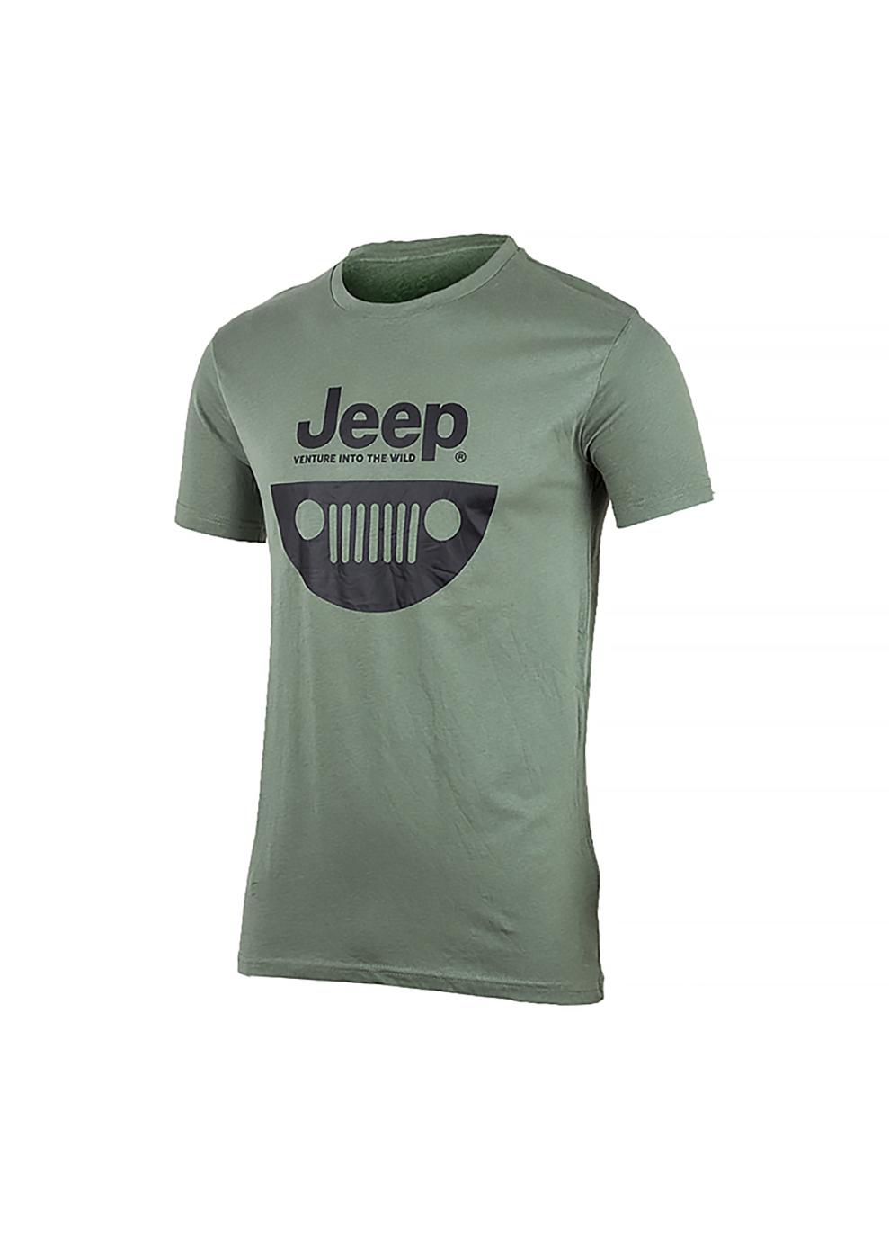 Футболка мужская JEEP T-SHIRT JEEP&GRILLE L Хаки (O102589-E850 L)