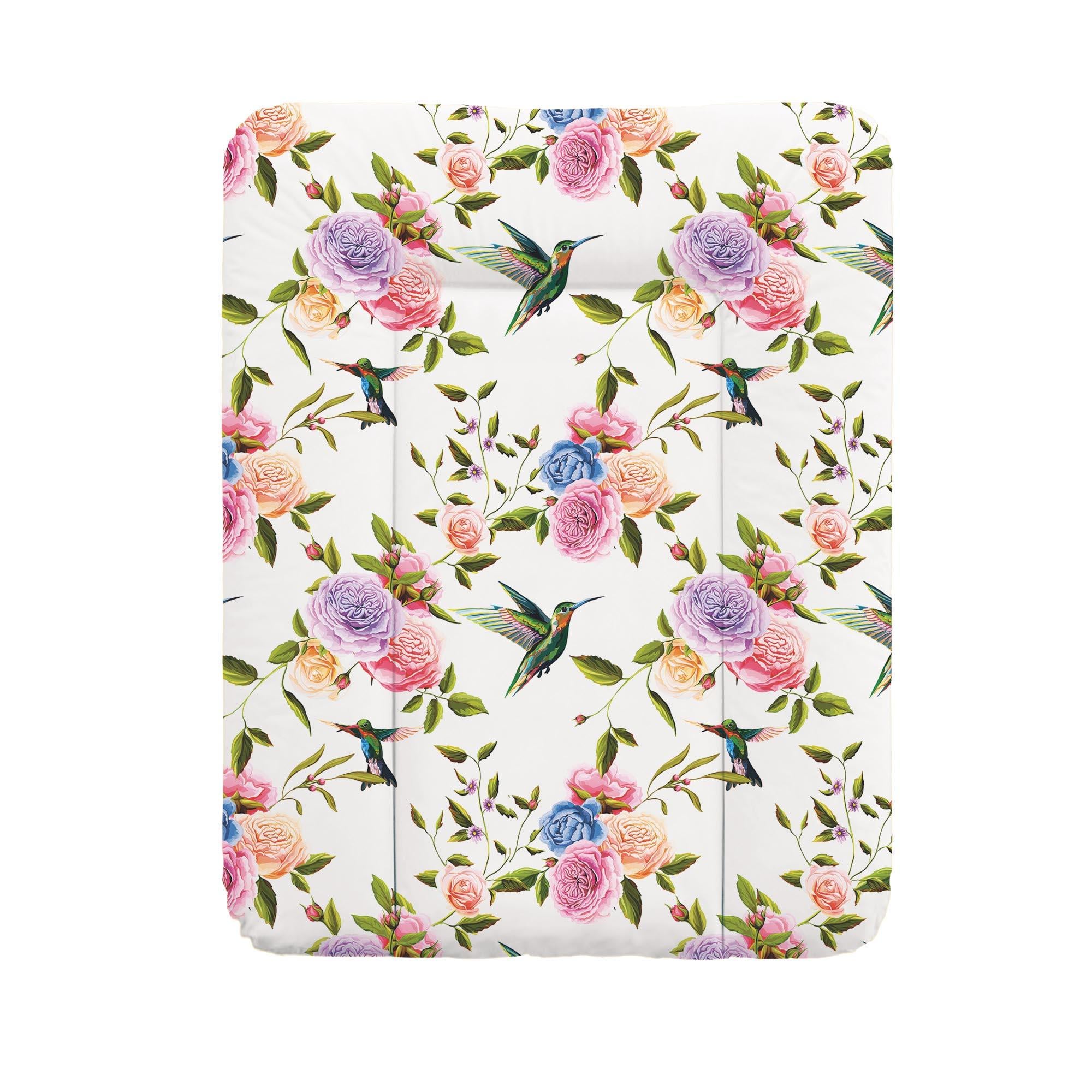Матрац пеленальный Ceba Baby 70х50 см мягкий на комод Flora & Fauna Flores
