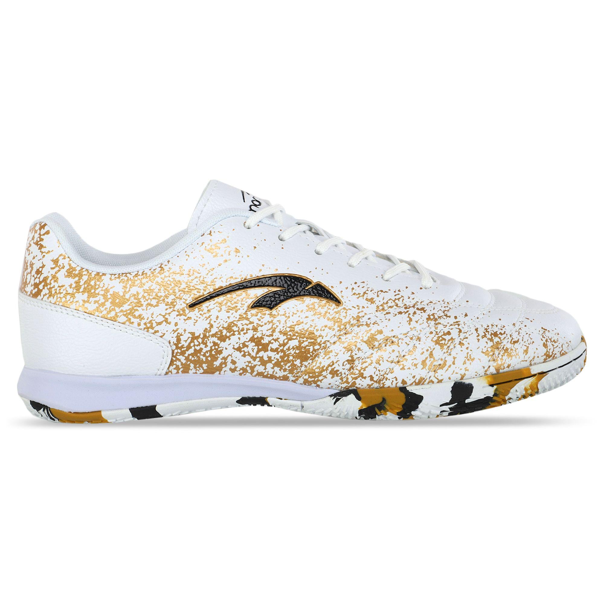 Обувь для футзала мужская Maraton 230323-3 р. 44 Белый/Золотой (AM0002679)