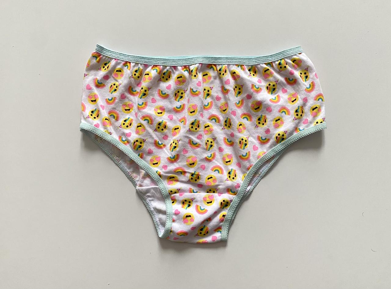 Труси-плавки на дівчинку з смайликами Primark 134 см на 8-9 років Білий (2595761128)