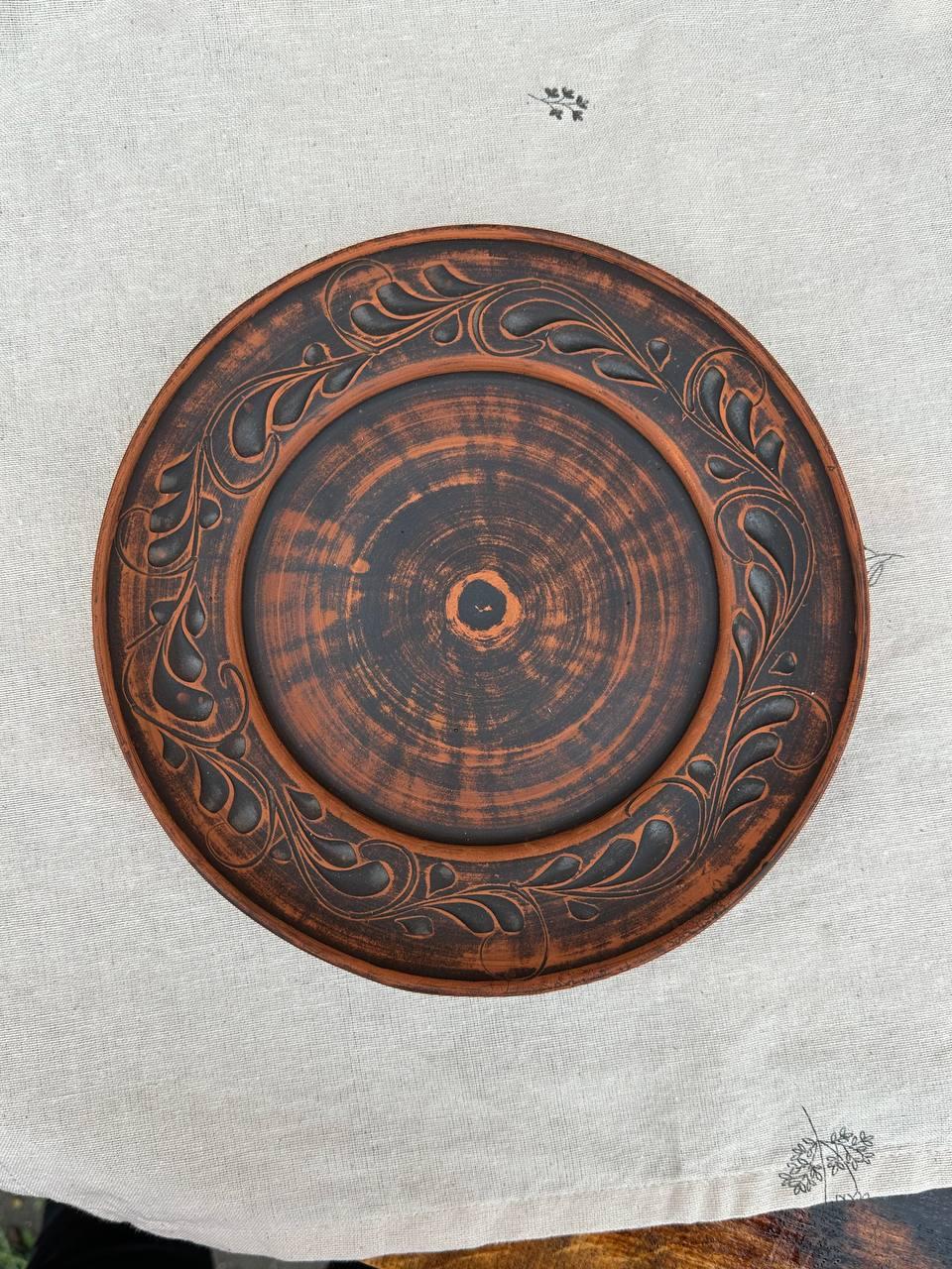 Тарілка Гілка із червоної глини 21 см (2602809094) - фото 6 Тарілка Гілка із червоної глини 21 см (2602809094) - фото 6