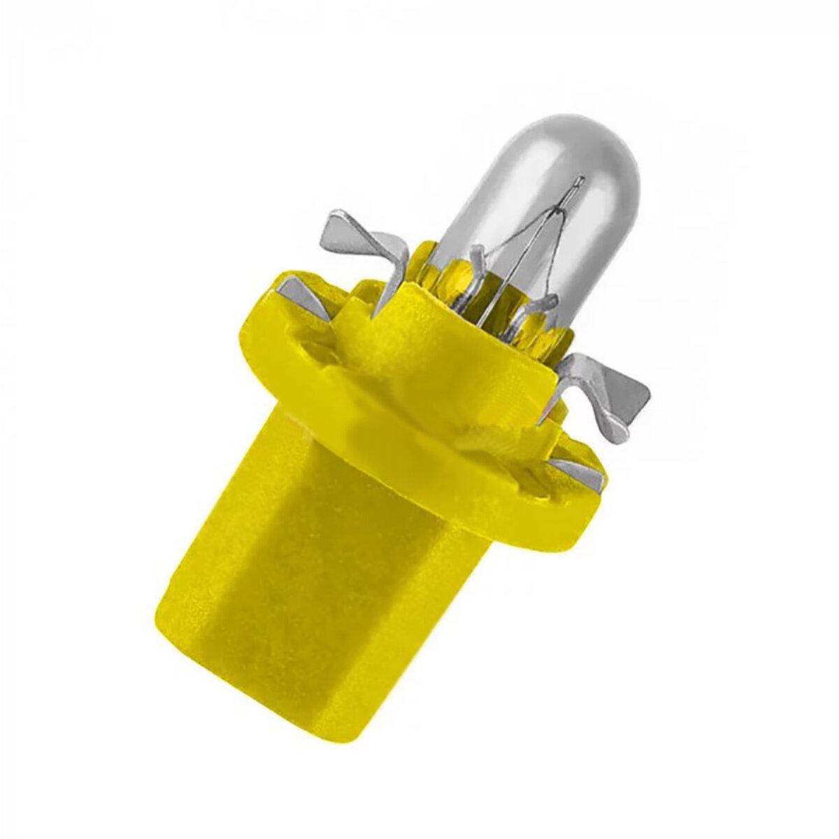 Автомобільна лампа розжарювання Narva 12V T5W 1,5W BX8.5D YELLOW (2507-9aead)