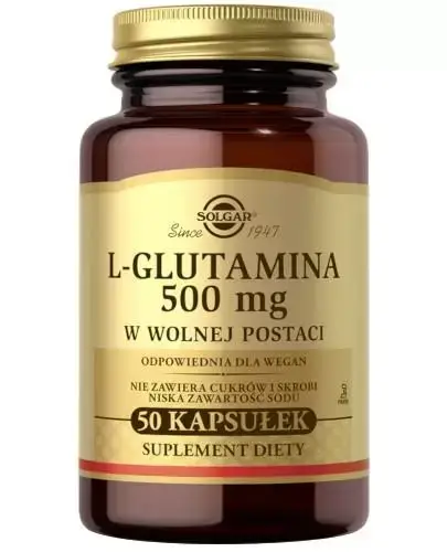 Витамины Solgar L-Glutamina 50 капс.