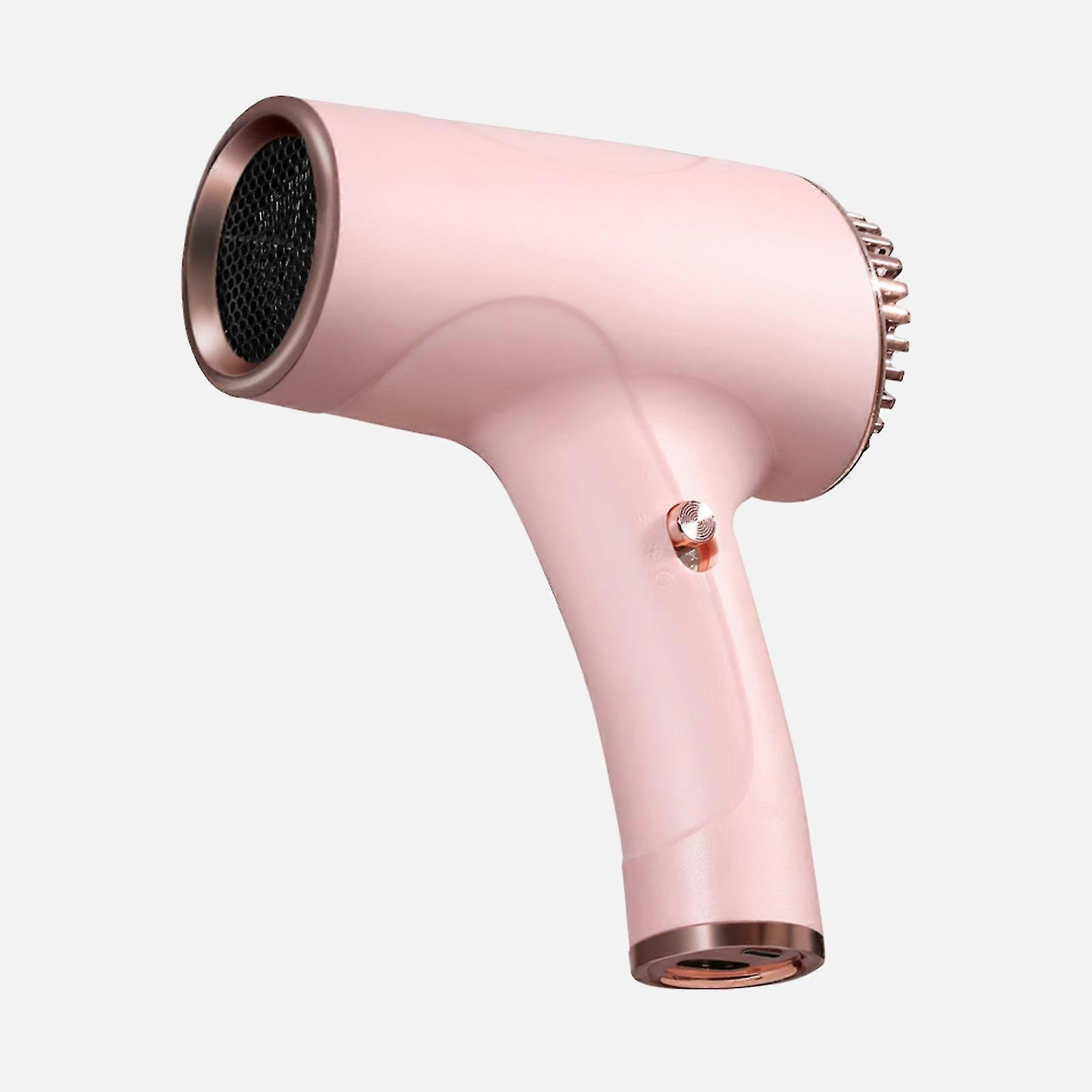 Фен для волосся Potable Hair Dryer акумуляторний Pink