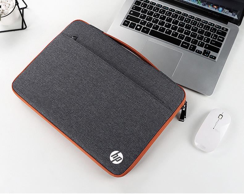 Сумка для ноутбука або документів HP 15,6" Сірий з помаранчевим (IBN039SJ2) - фото 6 Сумка для ноутбука або документів HP 15,6" Сірий з помаранчевим (IBN039SJ2) - фото 6