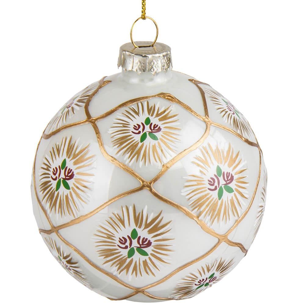 Елочный набор шаров Гламур 8 см 6 шт. (6017-123)