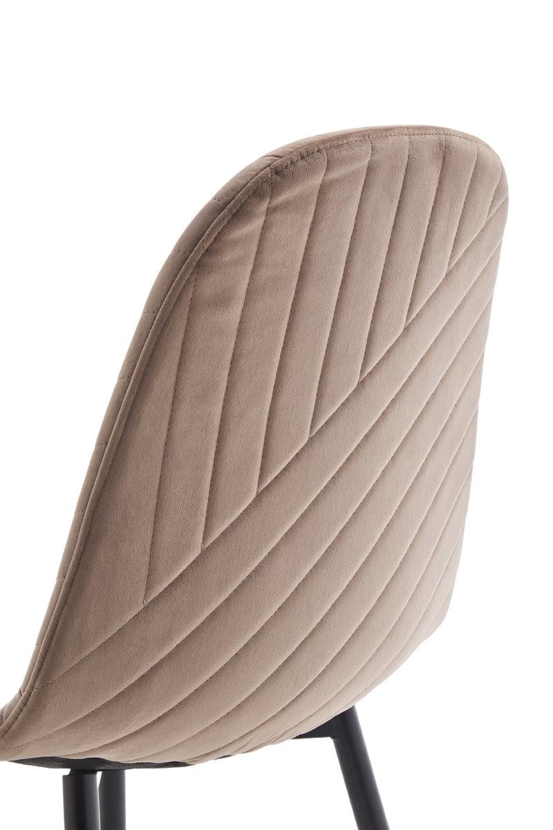 Кухонний стілець Мікс Меблі ЯРІС велюр Бежевий (27897730) - фото 4 Кухонний стілець Мікс Меблі ЯРІС велюр Бежевий (27897730) - фото 4