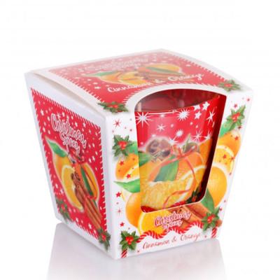 Свечка ароматическая Christmas Spices Cinnamon & Orange (28808) - фото 1 Свечка ароматическая Christmas Spices Cinnamon & Orange (28808) - фото 1