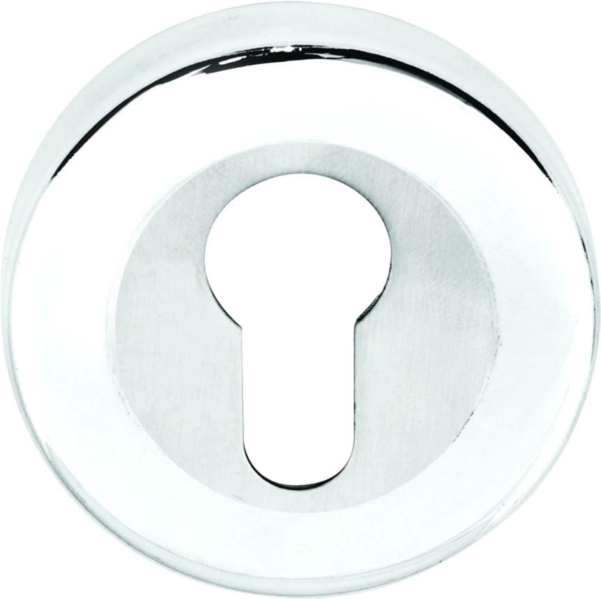 Накладка на цилиндр Condi Collection круглая Сатин/Хром (40630944) Накладка на цилиндр Condi Collection круглая Сатин/Хром (40630944)