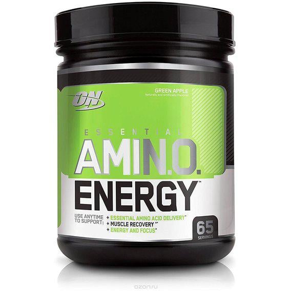 Амінокомплекс для спорту Optimum Nutrition Essential Amino Energy 585 г 65 порцій Green Apple