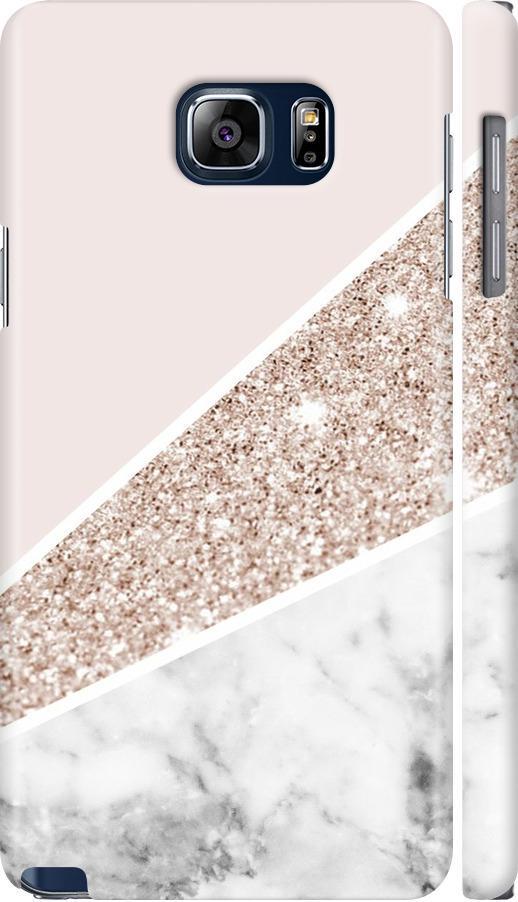 Чехол на Samsung Galaxy Note 5 N920C Пастельный мрамор (4342c-127-42517)