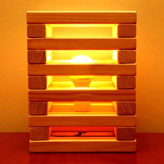 Светильник настольный из дерева Толидо Карри (НСС-001603)