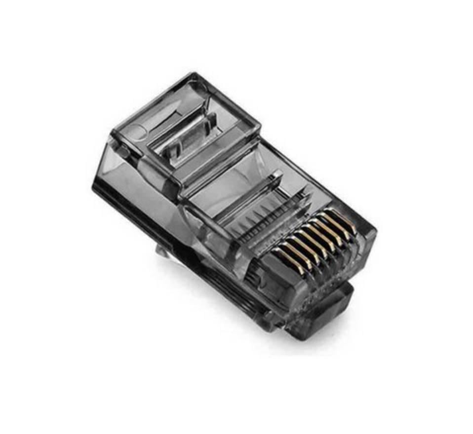 Конектор Ritar RJ-45 8P8C UTP Cat-5 Q100 100 шт. Black (33997)