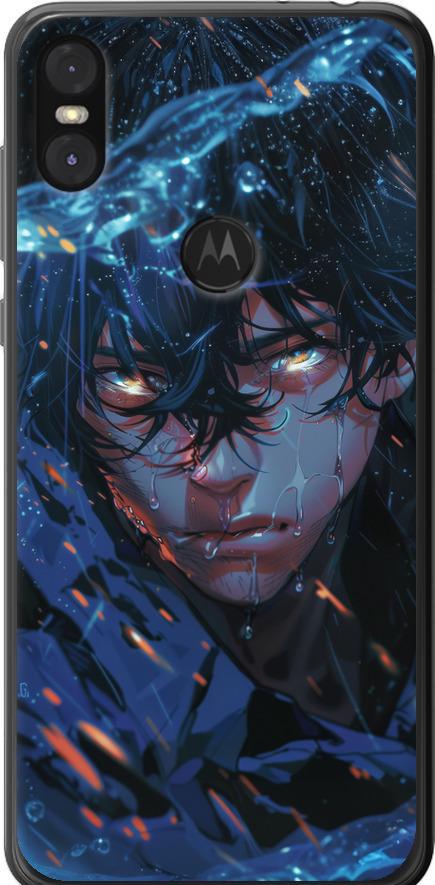 Чехол на Motorola One Satoru Gojou (6128u-1589-42517) Чехол на Motorola One Satoru Gojou (6128u-1589-42517)
