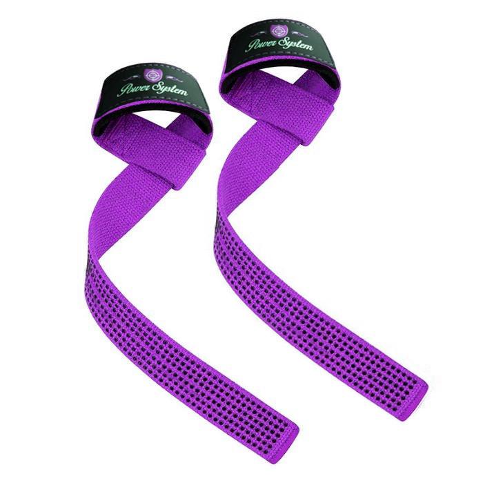 Лямки для тяги Power System PS-3420 G-Power Straps Purple (A-012082) - фото 3 Лямки для тяги Power System PS-3420 G-Power Straps Purple (A-012082) - фото 3