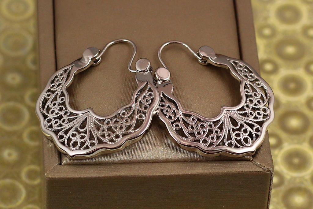 Серьги коромысло Xuping Jewelry Эсмеральда 3,3 см Серебристый (2629126446) Серьги коромысло Xuping Jewelry Эсмеральда 3,3 см Серебристый (2629126446)