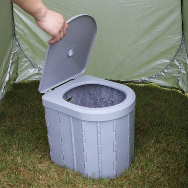 Биотуалет складная конструкция с набором биоразлагаемых пакетов C01118 (C01118) - фото 3