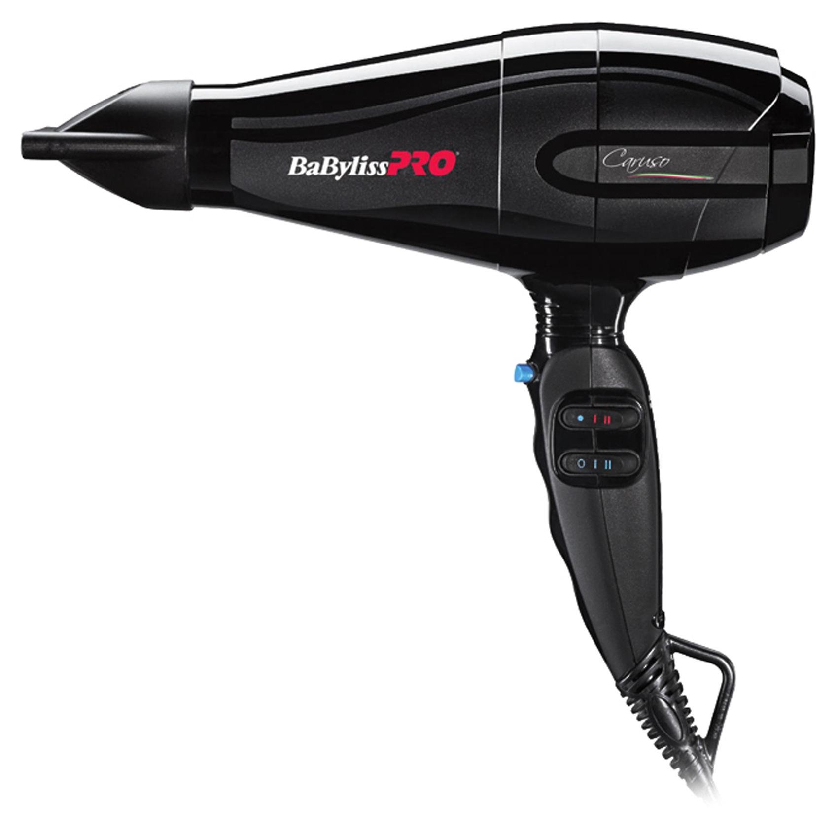 Фен для волосся BaByliss PRO Caruso BAB6520RE 2400 Вт Чорний (4415)