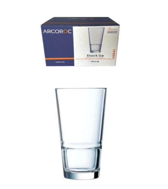 Набір склянок Arcoroc H5641 Stack Up 6 шт. 470 мл