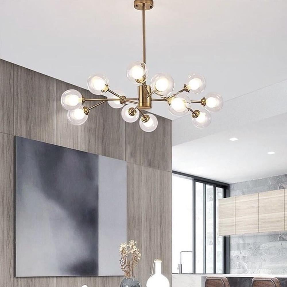 Люстра потолочная на 12 двойных плафонов (MD 7039-12)