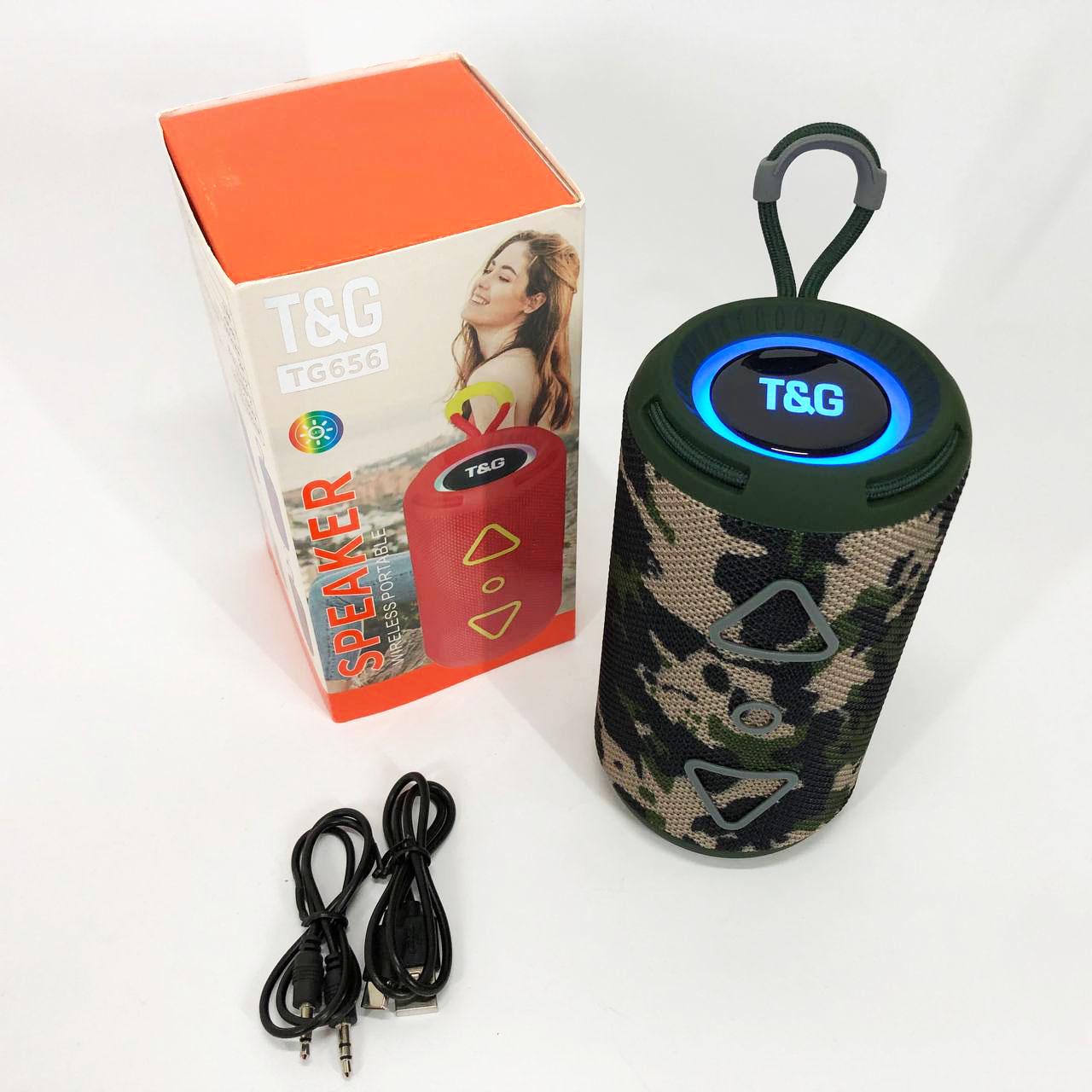 Колонка портативная TG656 FM-радио Камуфляж - фото 2 Колонка портативная TG656 FM-радио Камуфляж - фото 2