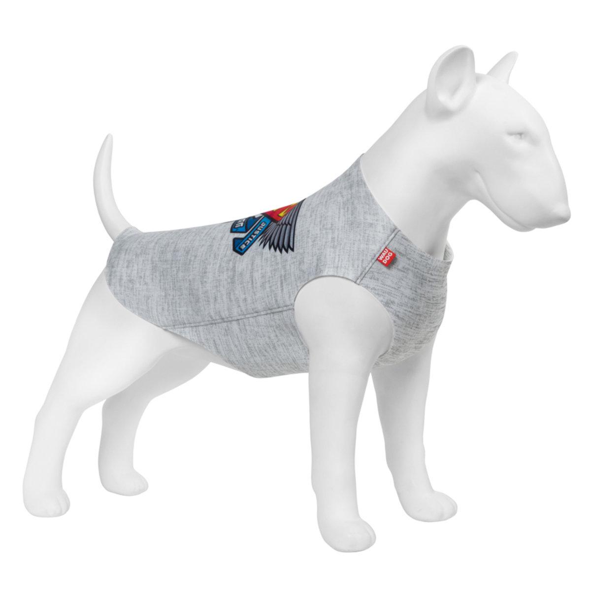Майка для собак Waudog Clothes Супермен правда справедливость XS22 30-35х19-24 см (291-1021 Col)