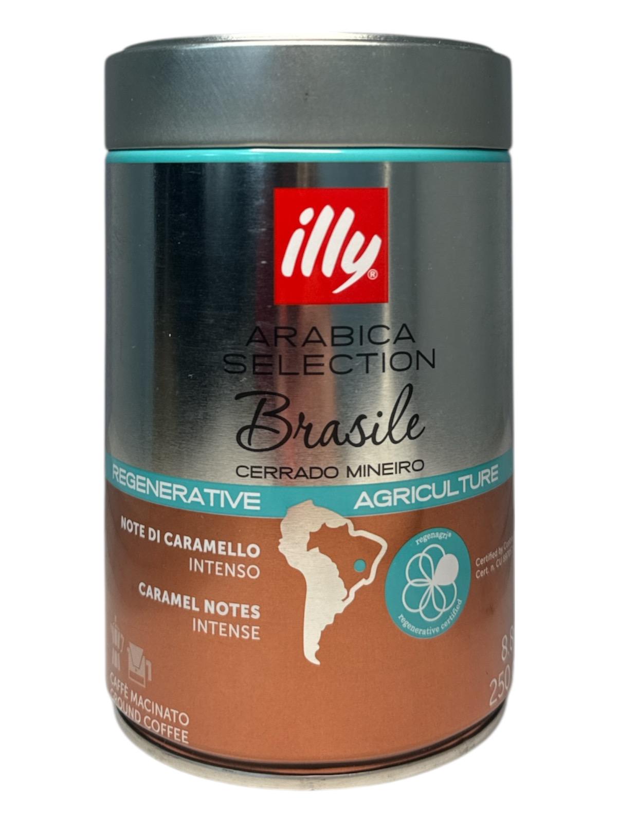 Кава illy Brazil Cerrado Mineiro мелена в металевій банці 250 г (61020)
