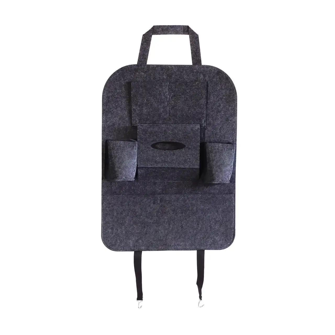 Органайзер на спинку сиденья автомобиля на 6 карманов Серый (1009150-DarkGray)