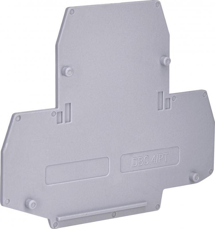 Пластина бічна для набірних клем ETI ESC2-DBC.4/PT ESC2-DBC.4 Cірий (3903056)