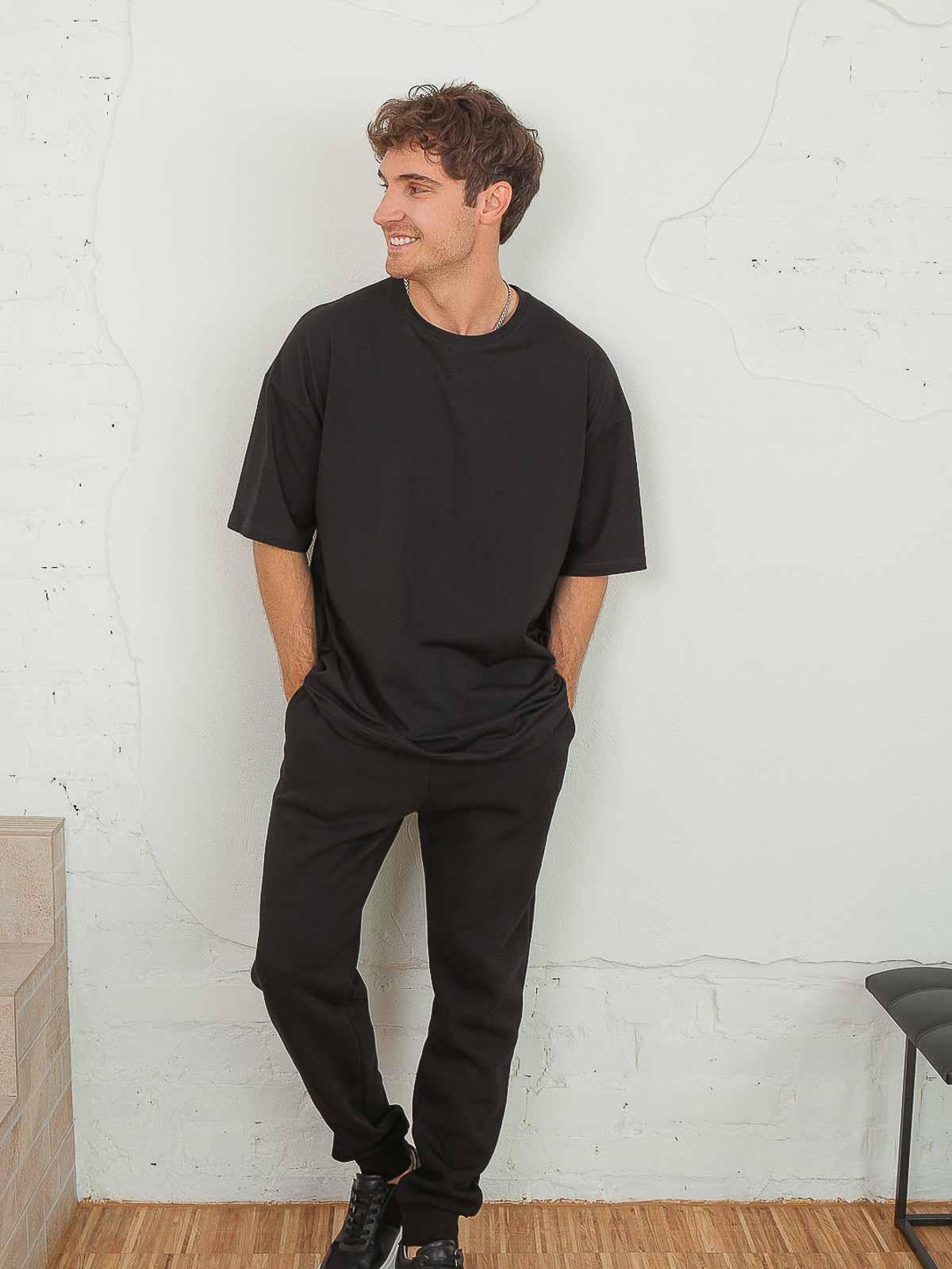 Футболка чоловіча FROMUS XL/XXL Чорний (1097-2) - фото 3 Футболка чоловіча FROMUS XL/XXL Чорний (1097-2) - фото 3