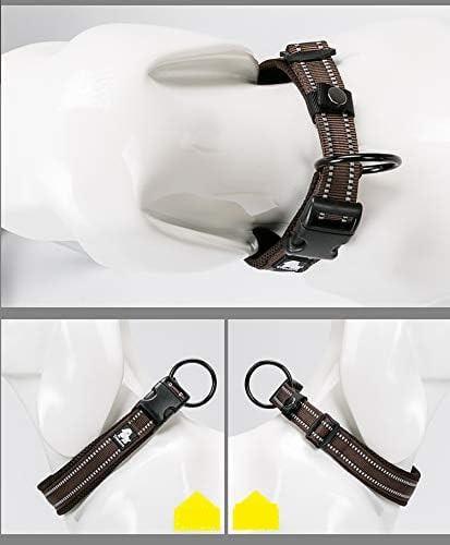 Ошейник для собак средних и больших пород Truelove TLC5011 cветоотражающий M Коричневый (2090669574) - фото 5 Ошейник для собак средних и больших пород Truelove TLC5011 cветоотражающий M Коричневый (2090669574) - фото 5