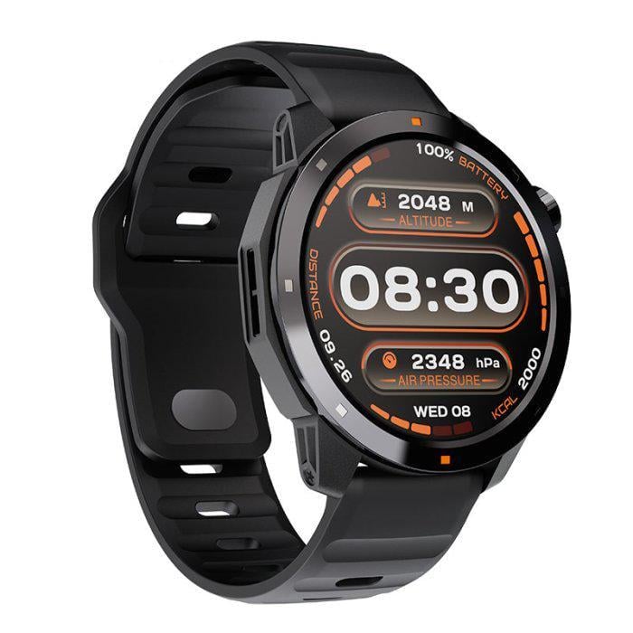 Смарт-часы мужские North Edge XTrek PRO 5 Bar с компасом из поликарбоната 45х15 мм Черный (150-96-1782)