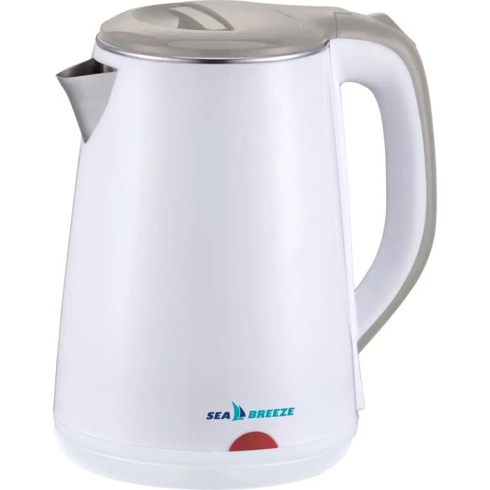 Электрочайник SeaBreeze SB-010 1,8 л 1500 Вт White (26449651)