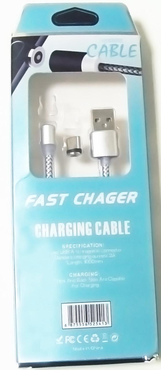 Кабель магнітний Magnetic Cable Type-C M3 4993, круглий Кабель магнітний Magnetic Cable Type-C M3 4993, круглий