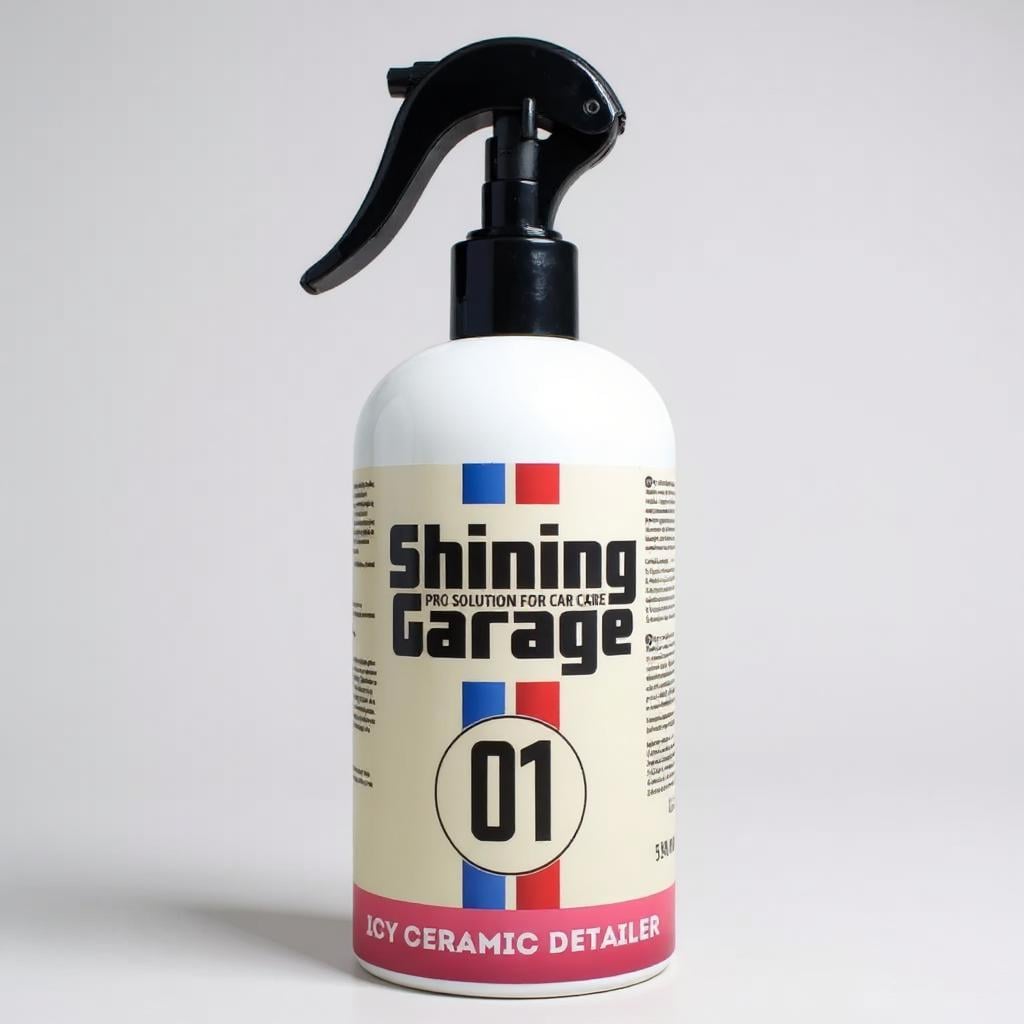 Спрей детейлер Shining Garage 01 для блеска и керамической защиты кузова авто 590 мл