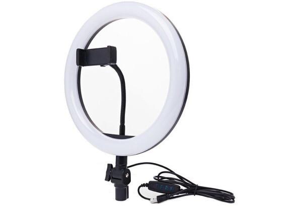 Кольцевая LED лампа AL-360 с пультом 220 V 36 см