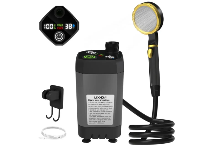 Душ на акумуляторі для кемпінгу 6000 mAh (21725041)