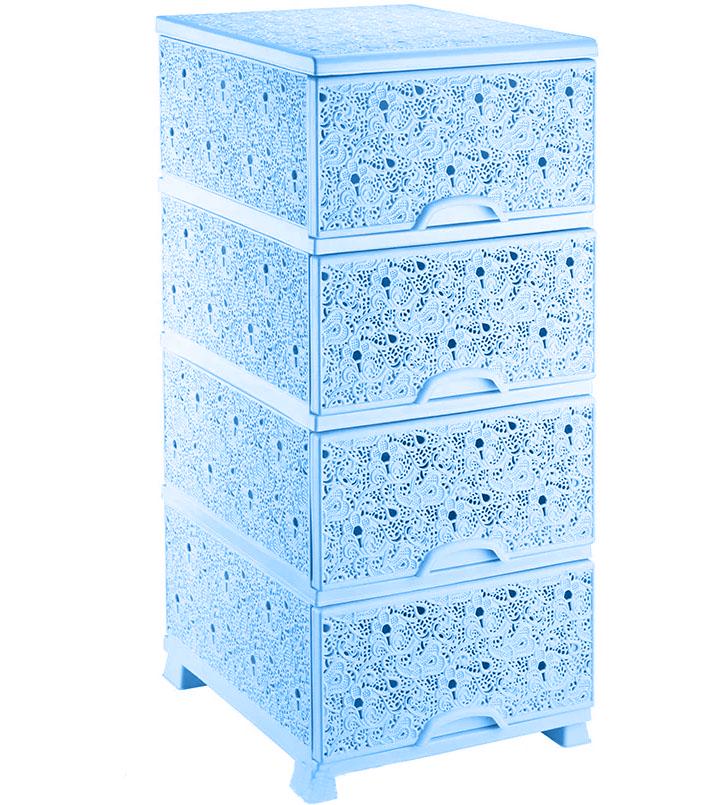 Комод Efe plastics Ажур-люкс Голубой (MEF-D-33-2)