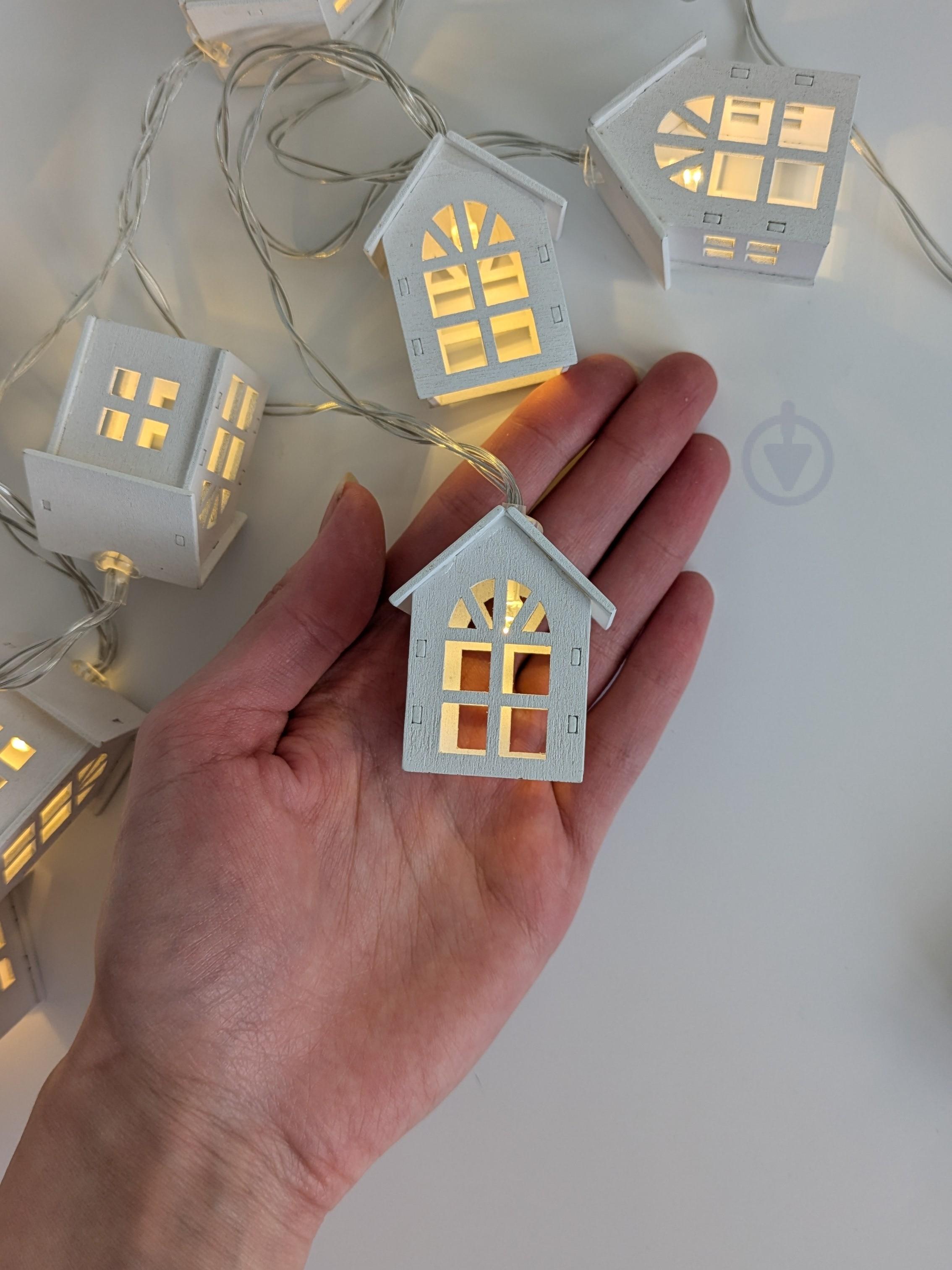 Гірлянда на батарейках 2 м 10 ламп Теплий білий - фото 8 Гірлянда на батарейках 2 м 10 ламп Теплий білий - фото 8