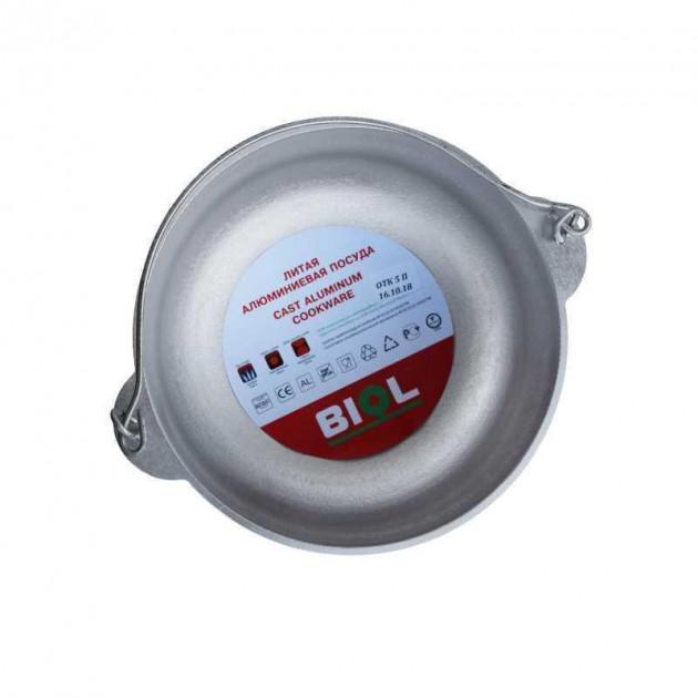 Казан походный Биол с дужкой и крышкой 20 л Серый (K2000T) - фото 3