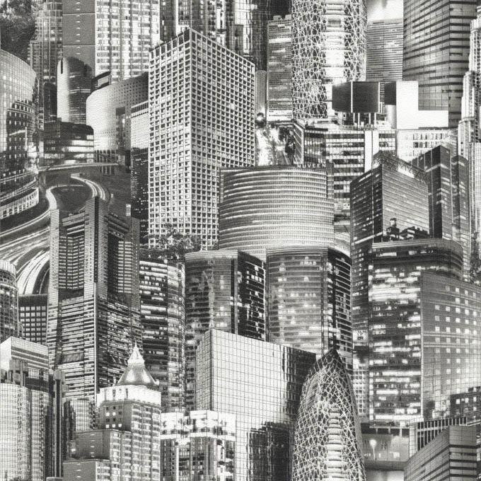 Обои тисненные Эксклюзив Люкс на бумажной основе 0,53х10,05 м Черно-белый (057-01)