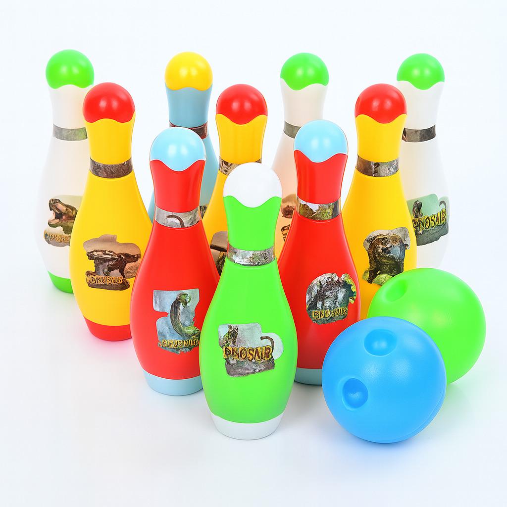 Боулинг для детей кегли Bambi MR 1242 10 шт. 2 шара