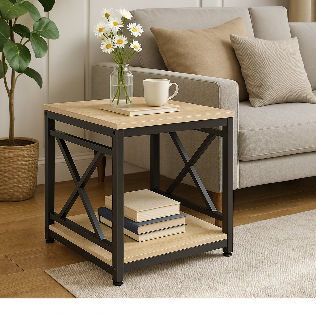 Столик приставний EcoLoft IN-2688 в стилі лофт (29114094) Столик приставний EcoLoft IN-2688 в стилі лофт (29114094)