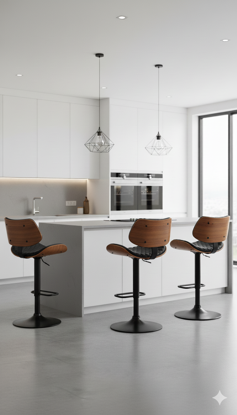 Барний стілець MORA обертовий Black (30653711) - фото 7