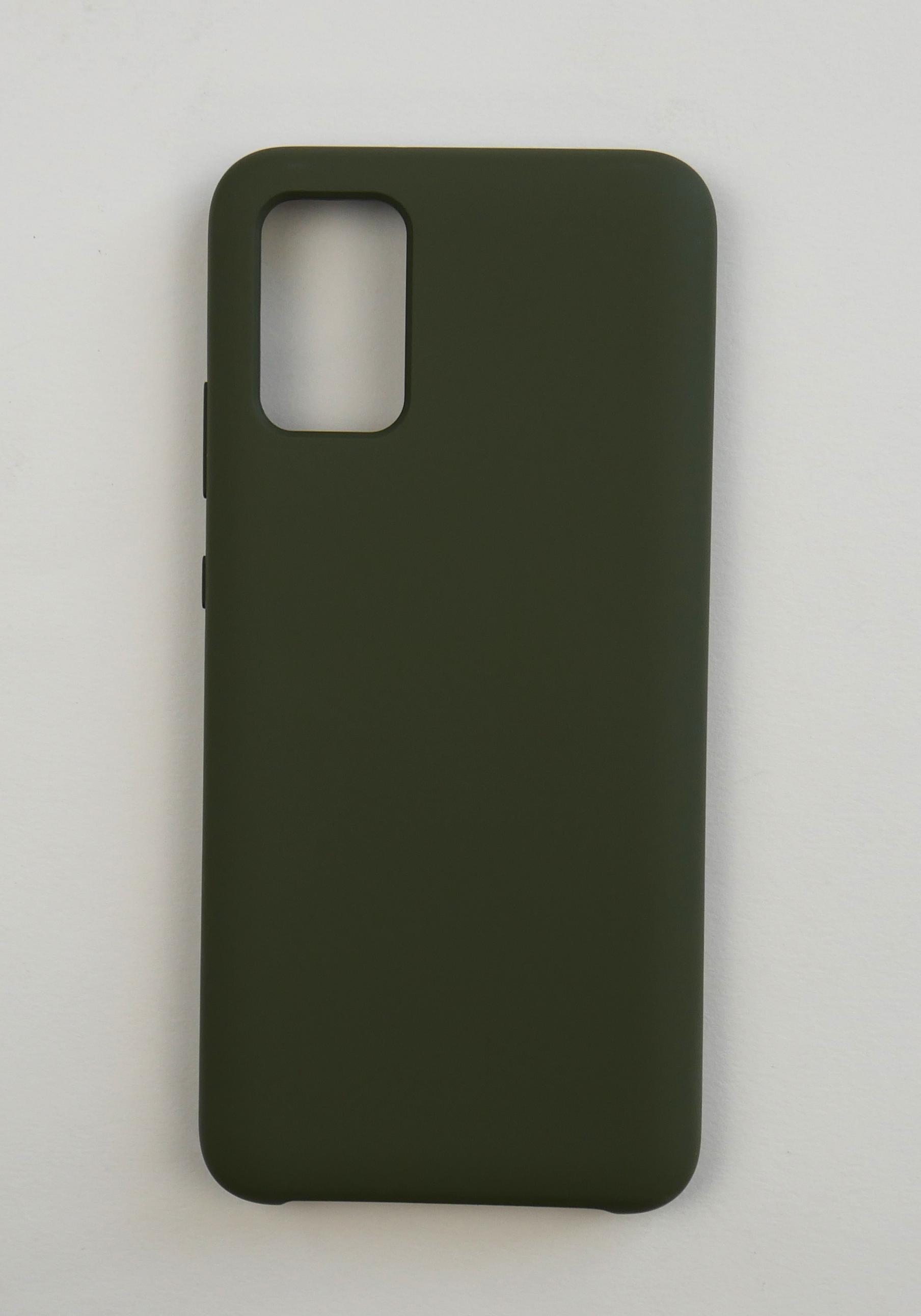 Чехол Jelly Silicone Case Samsung A02S/M02S Deep Olive (41)