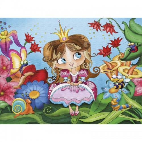 Картина по номерам Идейка Принцесса в сказочном лесу 25x30 см (skl-7121-2)
