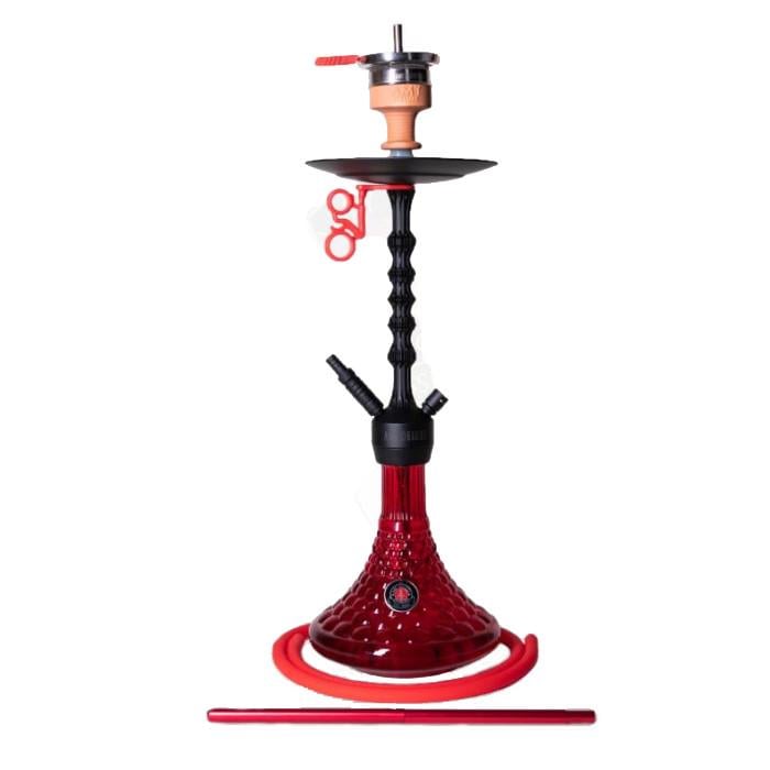 Кальян AMY Deluxe 072.01 Alu Antiqe Berry на 1 персону 80 см Красный (1023451051)