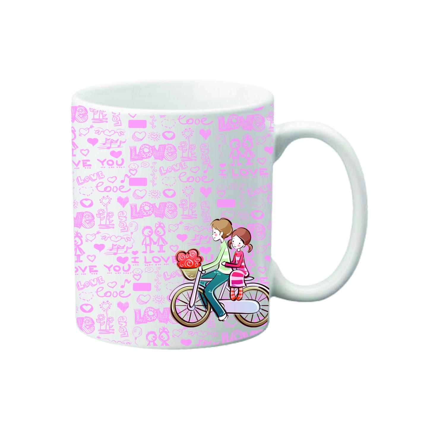 Чашка с принтом День Валентина 330 мл (23637398)